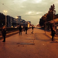 Photo taken at Tramvajska stanica Lisinski by Nina K. on 10/7/2013