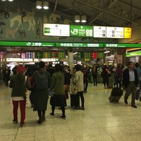 Photo taken at Ueno Station by Kenny S. on 4/8/2018