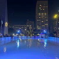 Photo taken at Holiday Ice Rink at Pershing Square by Spencer on 12/27/2023