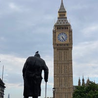Photo taken at Winston Churchill Statue by R on 9/2/2022