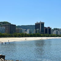 Photo taken at Praia de Botafogo by R on 9/18/2023