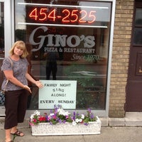 Photo taken at Gino&amp;#39;s by Tania M. on 7/28/2013