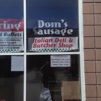 Photo taken at Dom&amp;#39;s Sausage Co Inc. by Bobby W. on 4/6/2013