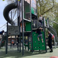 Photo taken at Battersea Park Adventure Playground by Kathleen B. on 4/18/2022