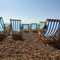 Photo taken at Brighton Beach by Jim K. on 4/20/2013