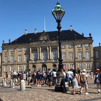 Photo taken at Amalienborg Palace by Maki on 7/21/2018