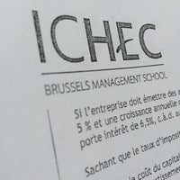 Photo taken at ICHEC Brussels Management School by Thomas S. on 5/30/2015