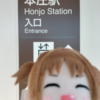 Photo taken at Honjō Station by 古畑 on 1/8/2024