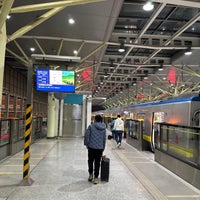 Photo taken at Xizhimen Metro Station by Arthur C. on 11/14/2023