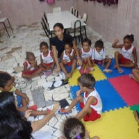 Photo taken at Creche Escola Criança Feliz de Sussuarana by Fernanda Mendonça *. on 5/9/2013
