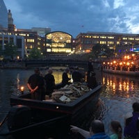 Photo taken at WaterFire - Memorial Park by Jacquelin H. on 5/27/2018