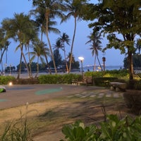 Photo taken at Sentosa Beach by A H. on 8/13/2023