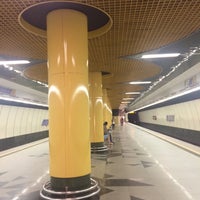 Photo taken at Станция метро «Грушевка» by Ольга Г. on 6/2/2018