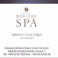 Das Foto wurde bei Hotel Morione Karaköy von Yasemin Ü. am 5/15/2018 aufgenommen