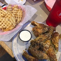 Photo taken at Pluckers Wing Bar by Kacey A. on 7/23/2019
