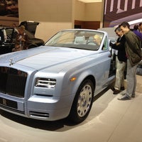 Photo taken at Stand Rolls Royce by Joffrey L. on 9/30/2012