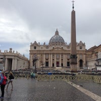 Photo taken at Saint Peter&amp;#39;s Square by Max T. on 5/5/2013
