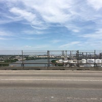 Photo taken at Ship Channel Bridge by Angel M. on 4/29/2018