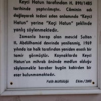 Photo taken at Keyci Hatun Camii by Ozlem B. on 3/23/2019