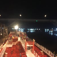 Photo taken at Ship Channel Bridge by Orhun ö. on 1/16/2016