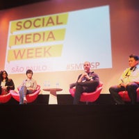Photo taken at Social Media Week - SP by Fernando Q. on 9/24/2013