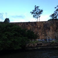 Photo taken at Kangaroo Point Cliffs Stairs by Spatial Media on 4/17/2013