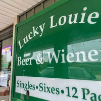 Photo taken at Lucky Louie&#39;s Beer and Wieners by Spatial Media on 5/23/2022