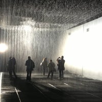 Photo taken at Rain Room by Angelina B. on 2/27/2013