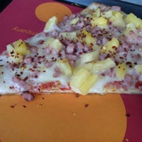 Photo taken at Slice: A Pizza Company by Jackie on 4/11/2012