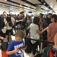 Photo taken at T3 Security &amp;amp; Passport Control by Chadwick . on 5/27/2017