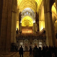 Photo taken at Seville Cathedral by Ilker I. on 12/27/2014