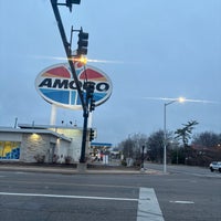 Photo taken at World&amp;#39;s Largest Amoco Sign by Ken W. on 3/5/2024