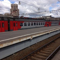 Photo taken at Paveletskiy Rail Terminal (XRK) by Elena M. on 5/6/2013