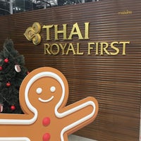 Photo taken at Thai Airways (TG) Check-in (Royal First) by Edward A. on 12/16/2017