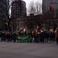 Photo taken at St Patrick&amp;#39;s Day Parade Downtown INDY by Nan M. on 3/17/2014