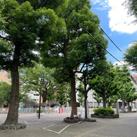 Photo taken at Hanakawado Park by Shige S. on 6/5/2021