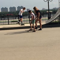 Photo taken at спортивная площадка на набережной by Nikki on 7/17/2014