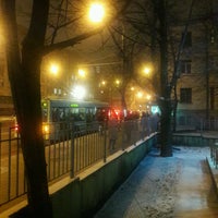 Photo taken at Остановка «Улица Якуба Коласа» by Valery T. on 12/28/2016