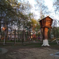 Photo taken at Детская площадка в парке ВРЗ by Vladimir E. on 5/14/2018
