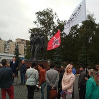 Photo taken at Памятник народным ополченцам Москвы by Vladimir E. on 6/27/2019