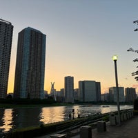 Photo taken at Etchujima Park by koyuki on 6/3/2023