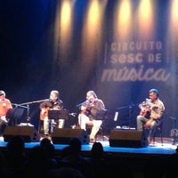 Photo taken at Teatro Sesc Ginástico by Daniela N. on 12/18/2015
