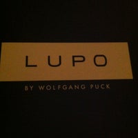 Photo taken at Lupo by Wolfgang Puck by Cenker K. on 5/5/2013