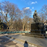Photo taken at Pushkin Park by Nadia Z. on 2/13/2022