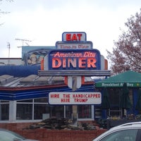 Photo taken at American City Diner by Jim L. on 11/29/2015