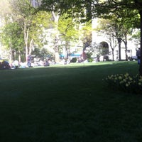 Photo taken at Madison Square Park by Tiburce Igbaowo C. on 5/3/2013