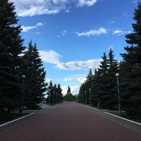 Photo taken at Мемориальный парк &amp;quot;Победа&amp;quot; by Илья Т. on 8/18/2020