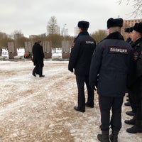 Photo taken at Мемориал в память погибших в годы ВОВ by Даша on 1/25/2018