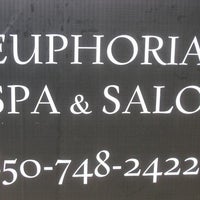 Photo taken at EUPHORIA  DAY SPA AND HAIR DESIGN by Angela A. on 2/27/2013