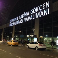 Photo taken at Istanbul Sabiha Gökçen International Airport (SAW) by Ebru on 10/20/2013